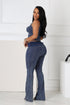 Mina Mineral Washed Flare Pants